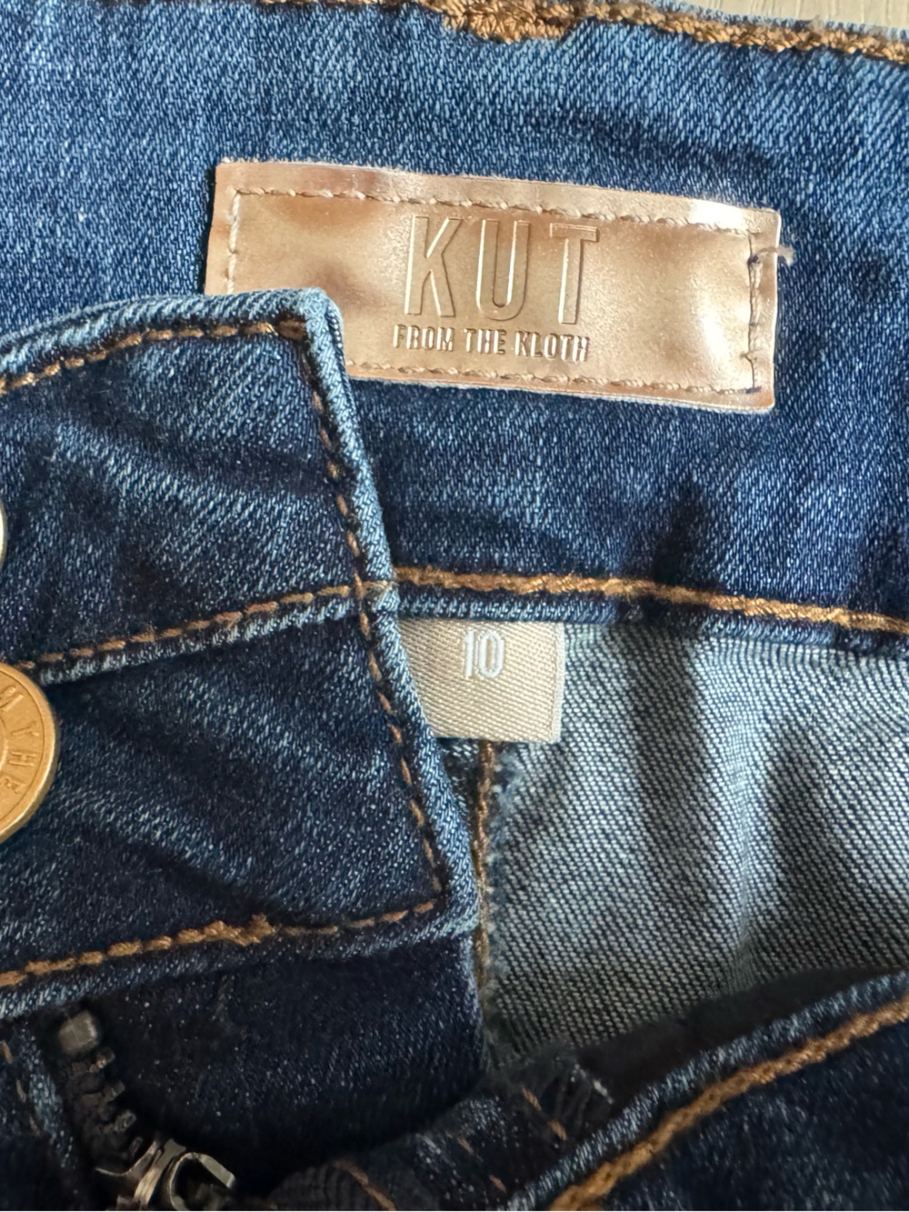 Kut from the Kloth Indigo Flare Trouser Jeans - Picture 4 of 4